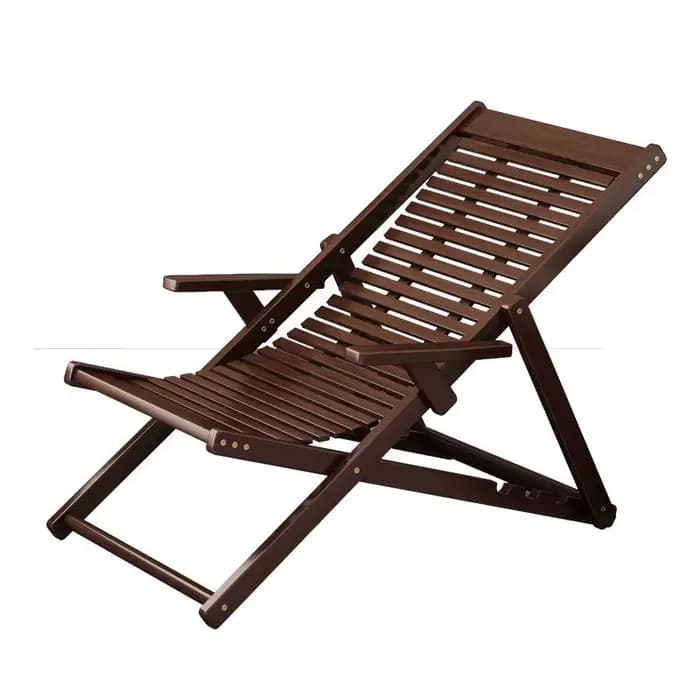 Fauteuil inclinable pliant pour Camping en plein air plage maison personnes âgées balcon bureau sieste en bambou