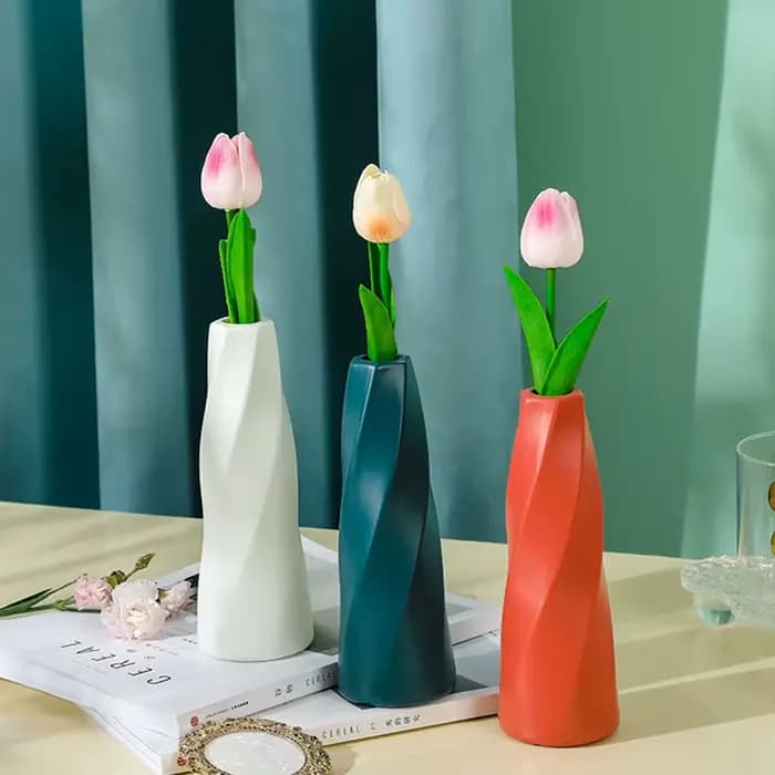 Vase Simple décoratif pour salon, Arrangement de fleurs, Table à manger, Style de luxe, bouteille de rangement de fleurs séchées pour la maison