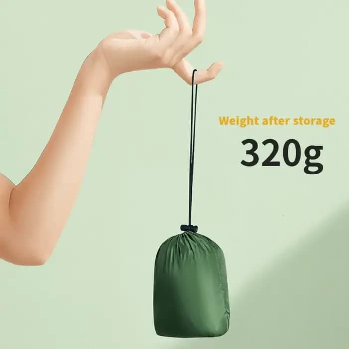 Hamac de camping portable et léger avec sac de rangement et cordes pour la randonnée