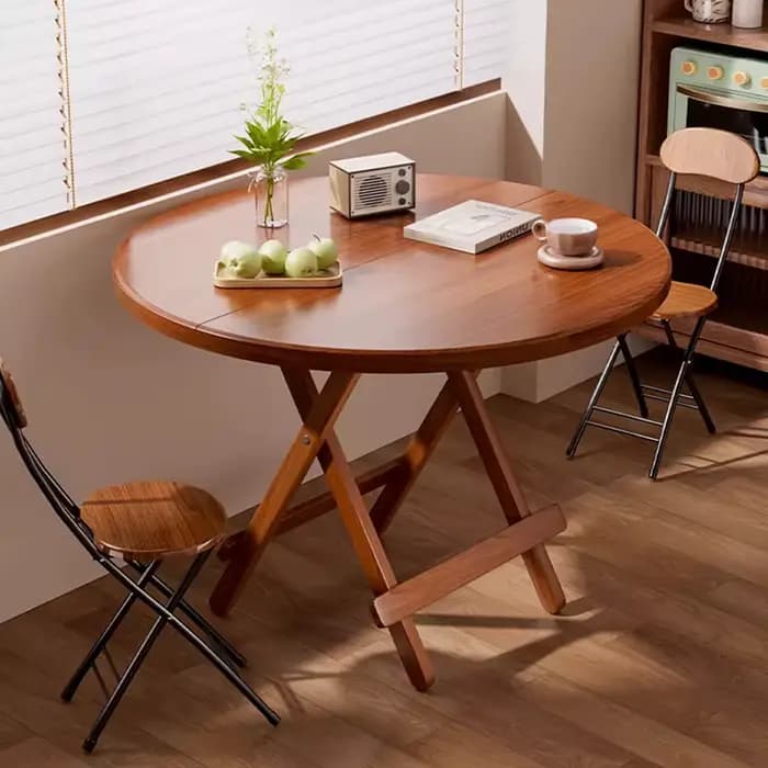 Table ronde pliable