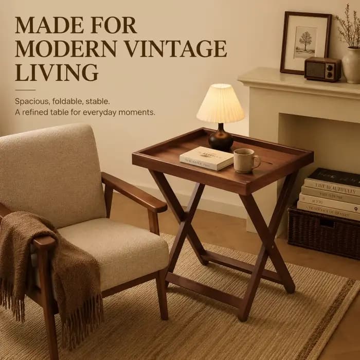 Table d'appoint pliante