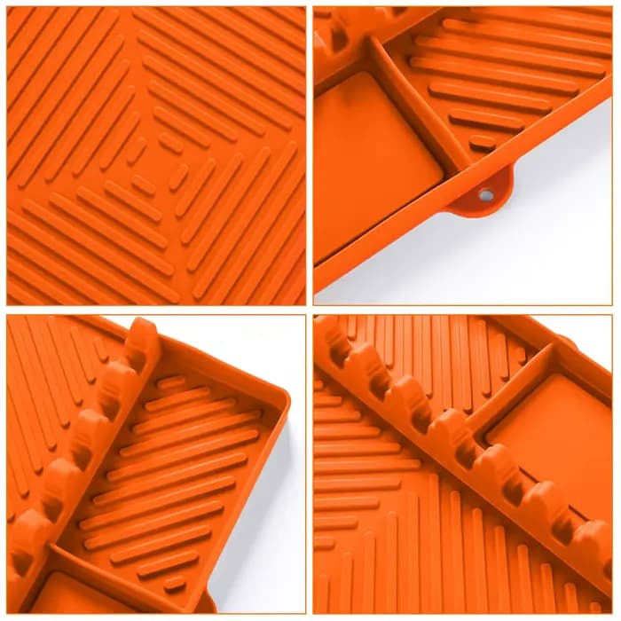 Tapis de plaque chauffante pour barbecue, accessoires de gril, outils pour Blackstone, tapis d'étagère latérale, tapis de gril pour comptoir de cuisine en plein air