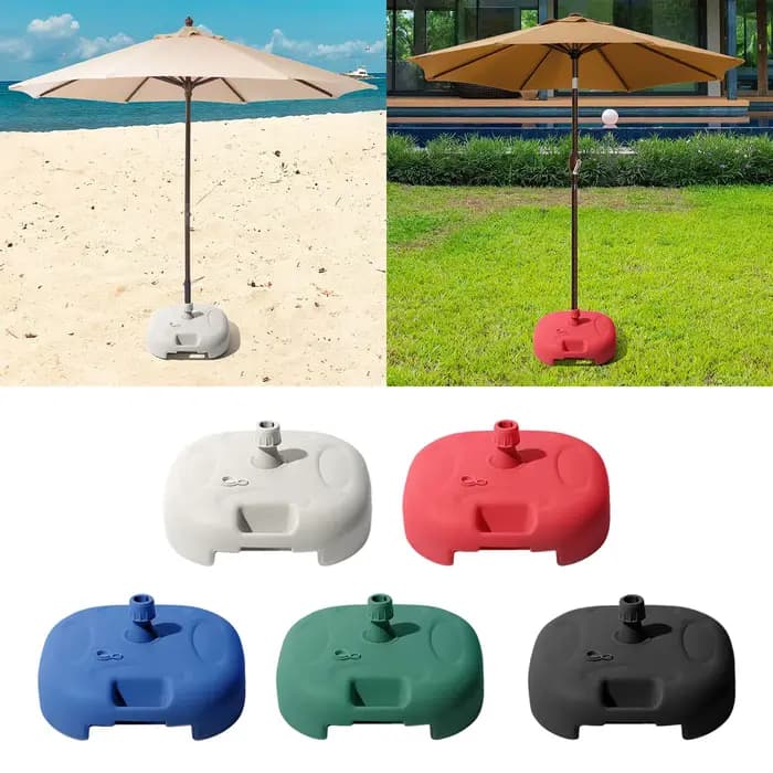 Base de parasol de plage stable à remplir d'eau