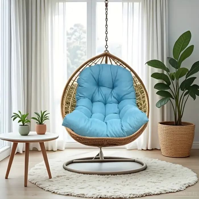 Panier suspendu extérieur chaise coussin d'assise toutes saisons