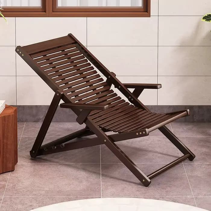 Fauteuil inclinable pliant pour Camping en plein air plage maison personnes âgées balcon bureau sieste en bambou