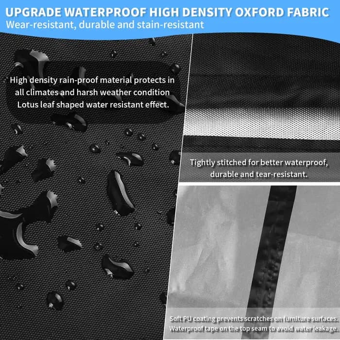 Housse imperméable pour meubles de jardin