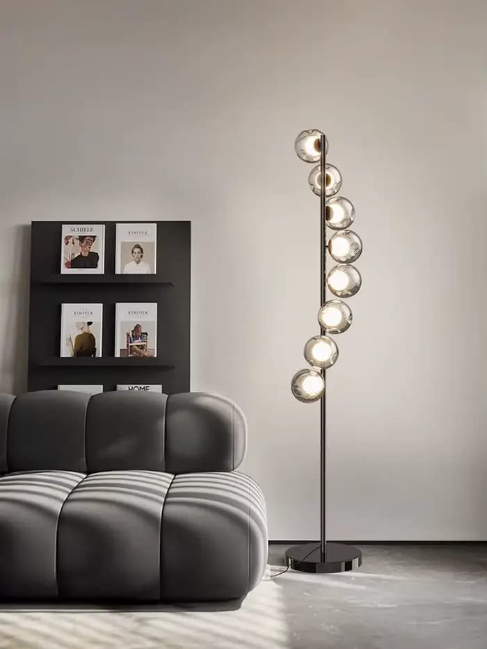 Lampadaire LED de luxe moderne pour salon canapé chambre support de chevet lumières hôtel Villa étude Lustre décoration de la maison luminaire