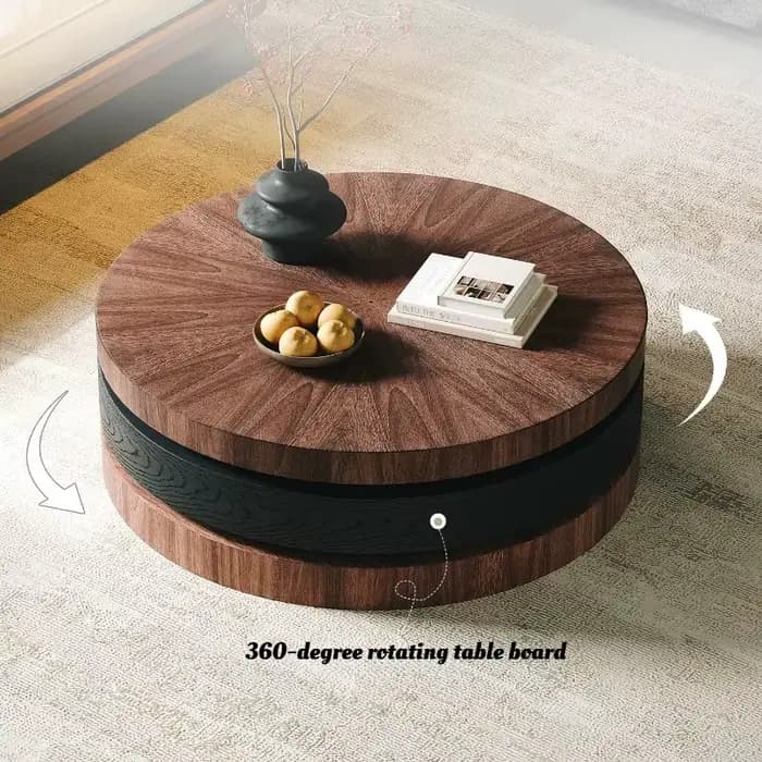 Table basse de salon, table d'appoint de style farmhouse