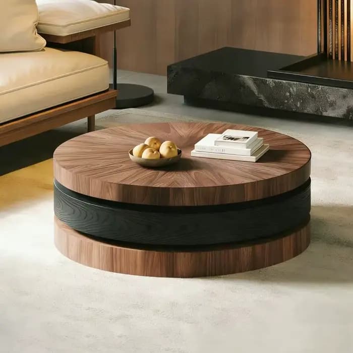 Table basse de salon, table d'appoint de style farmhouse
