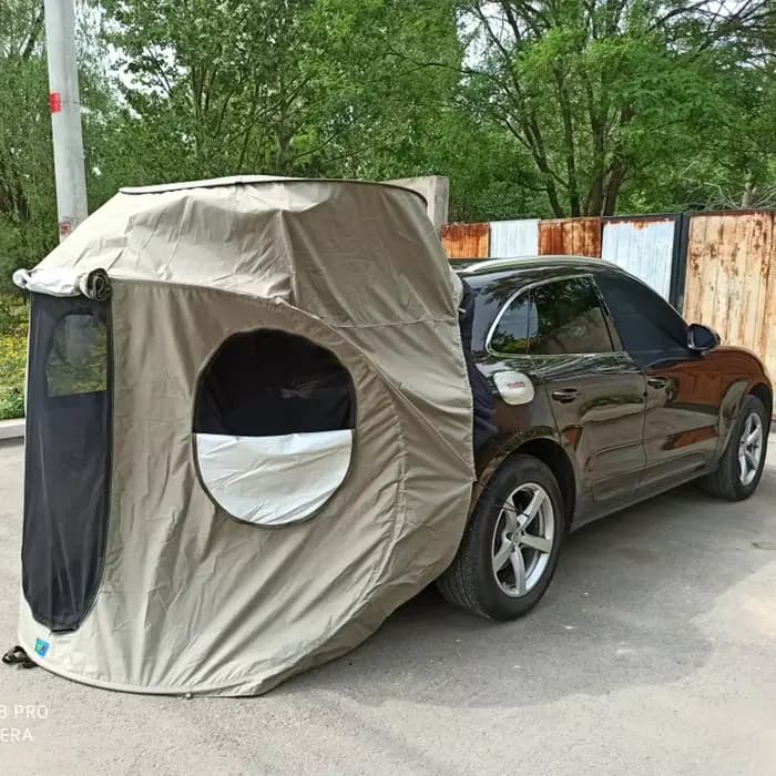Tente de camping extérieure pour toit arrière de voiture, grand livre de queue, auvent de pique-nique sans fenêtre, camions de voiture, Porsche, Audi, BMW, SUV uniquement