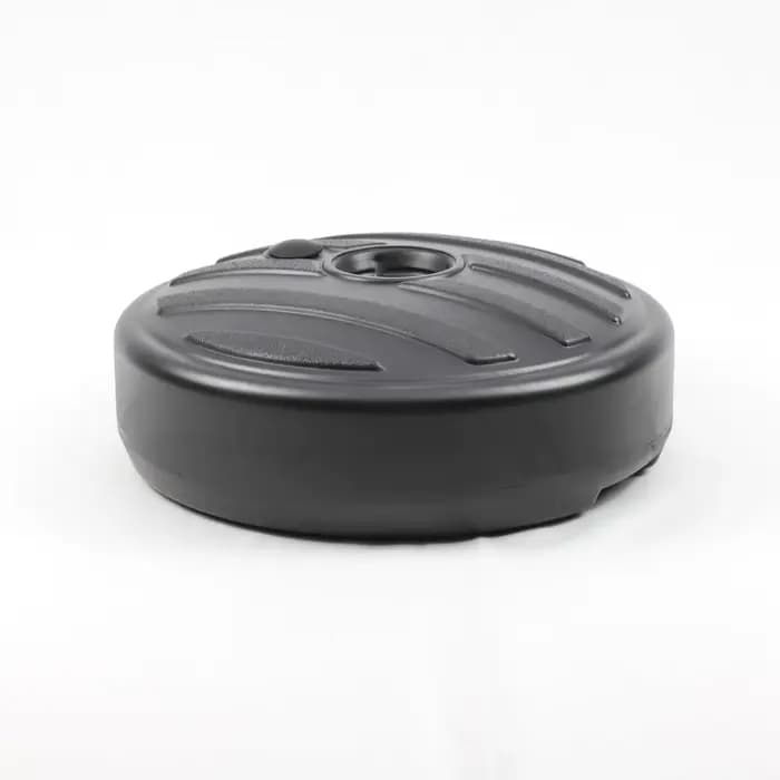 Base de Parasol ronde 13L, Support de poteau de parapluie rempli de sable/eau pour Patio extérieur,