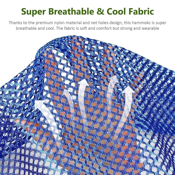 Hamac de camping en nylon épais, robuste, respirant, pour jardin