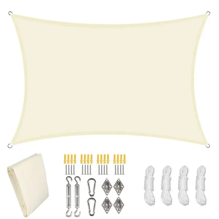 Voile solaire rectangulaire 4x2/3/5/6M