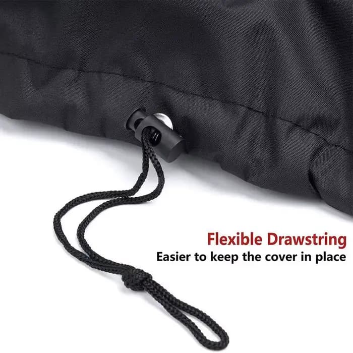 Juste de Protection Noire pour Barbecue en Tissu Oxford