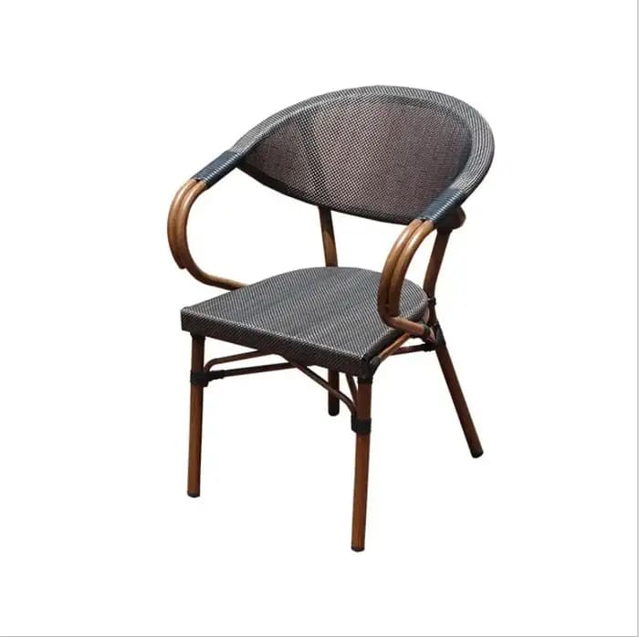 Chaise De salle à manger extérieure en métal Silla De Jardin Teslin