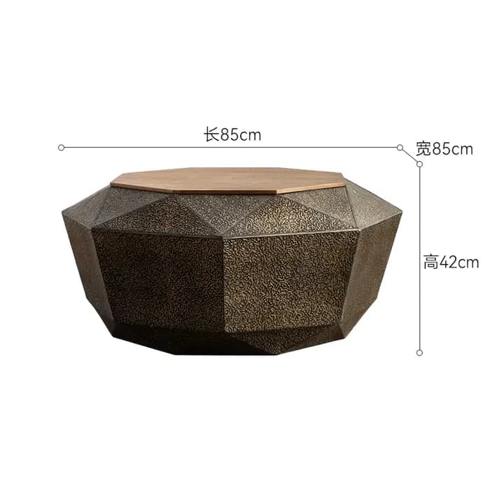 Table basse de luxe à couverture rigide