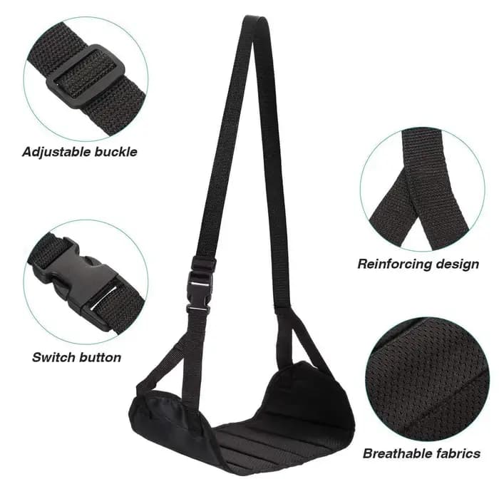 Hamac repose-pieds portable pour voyage – Coussinet de pied d'avion