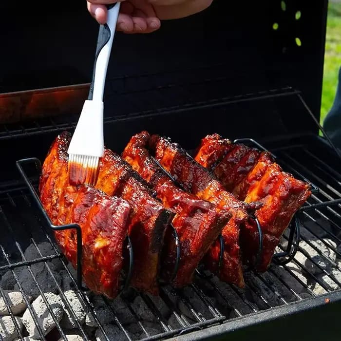 Égouttoir à steak en tissu antiadhésif pour barbecue