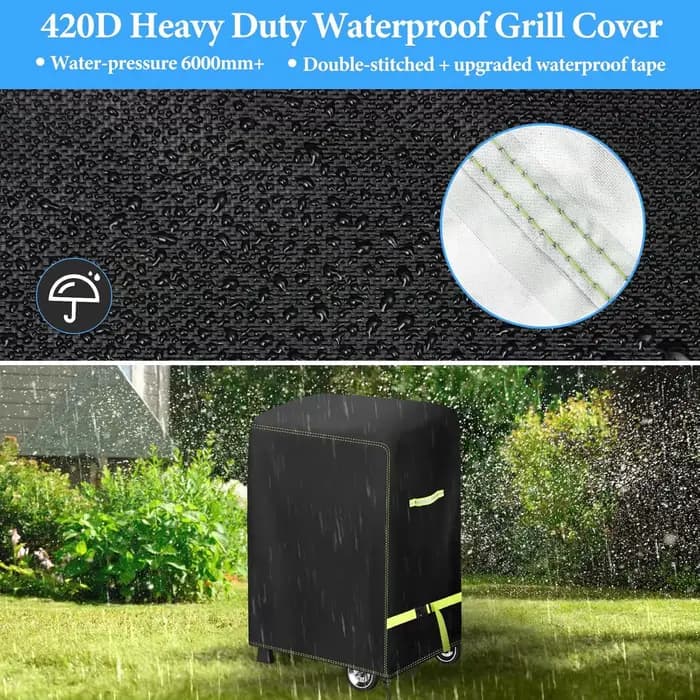 Housse de protection pour barbecue extérieur 420D