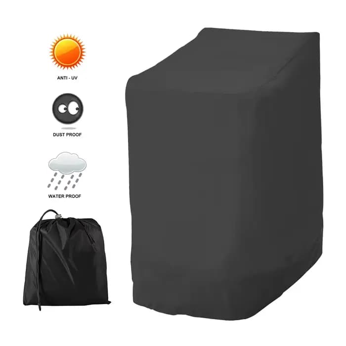 Housse de chaise de Patio empilable, imperméable, pour meubles de jardin d'extérieur, universelle, r