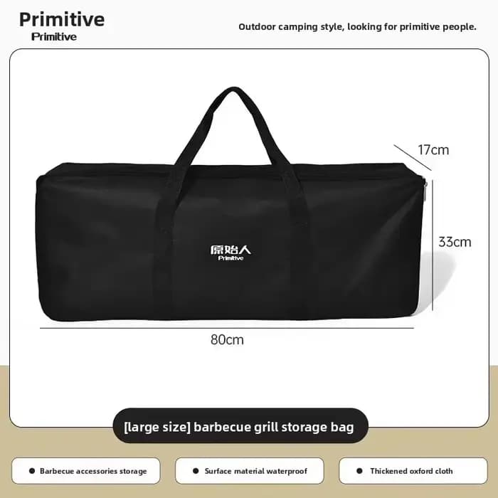 Sac de rangement durable pour accessoires de barbecue d'extérieur, sac de rangement pour barbecue po