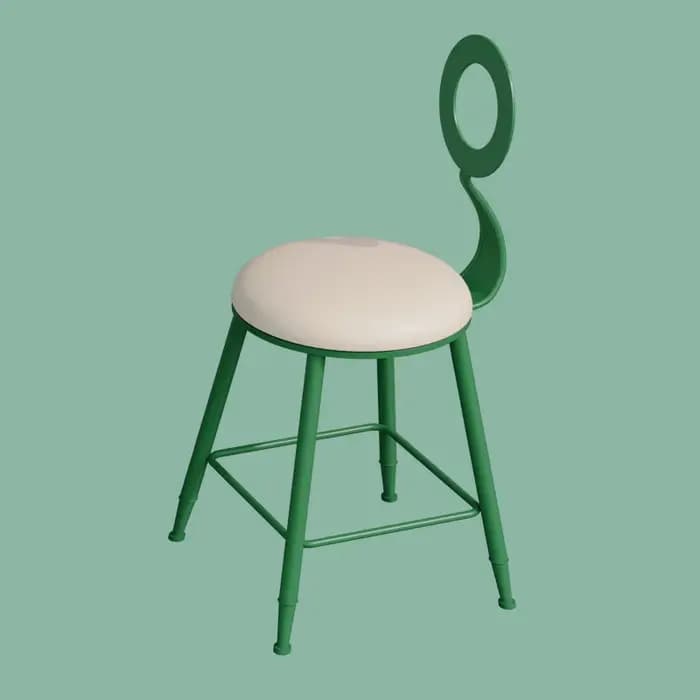 Chaise longue d'extérieur de Style Dopamine, siège de salle à manger empilable pour Patio, balcon, c