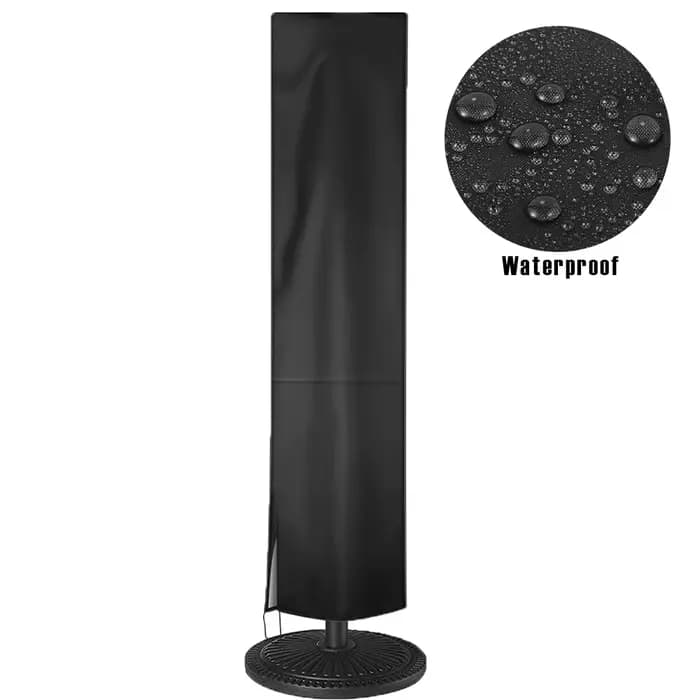 Juste de protection pour parasol d'extérieur 210D Oxford, imperméable, anti-poussière, anti-UV, avec fermeture éclair, 1 à 10 pièces