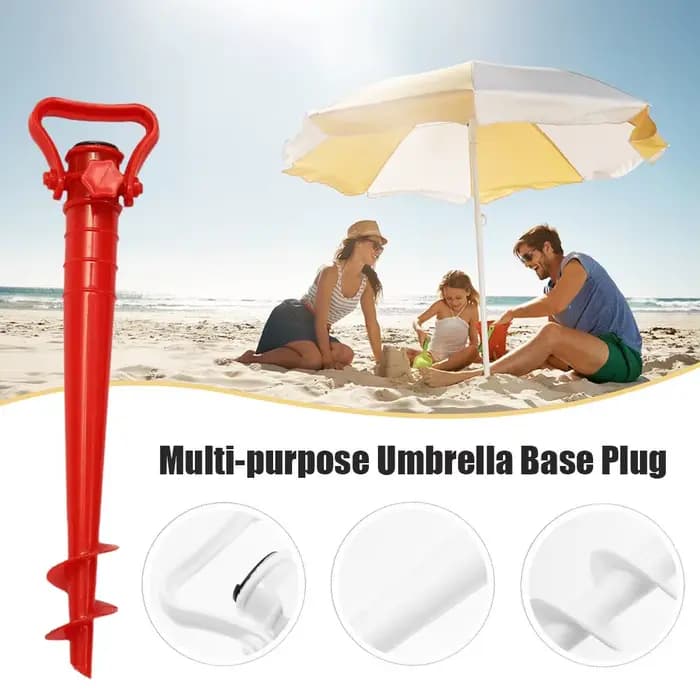Porte-parapluie de plage antirouille, support de Parasol de plage, pointe de sol pour plage, pêche s