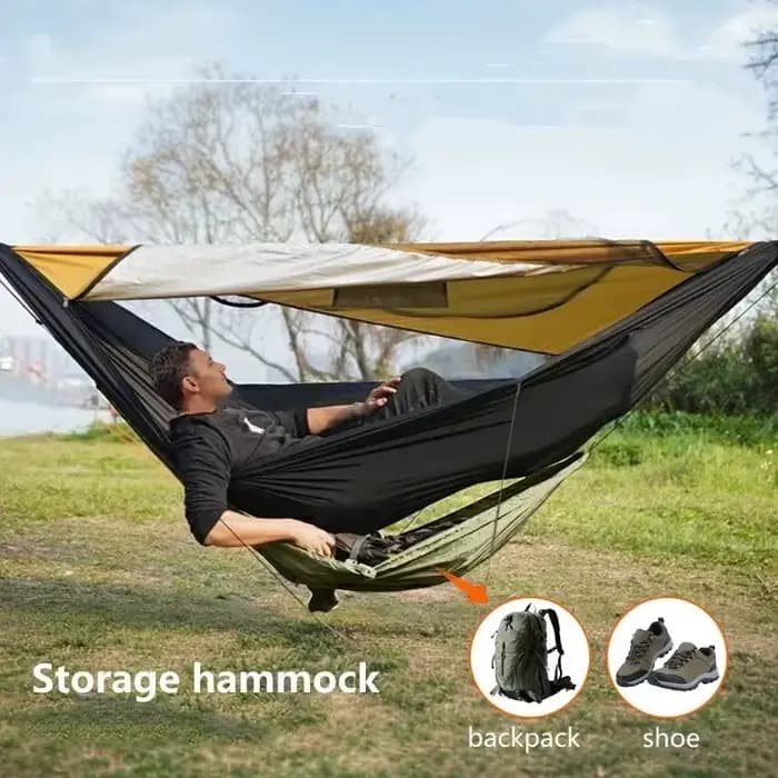 Hamac ultraléger, sangle de rangement portable pour la randonnée