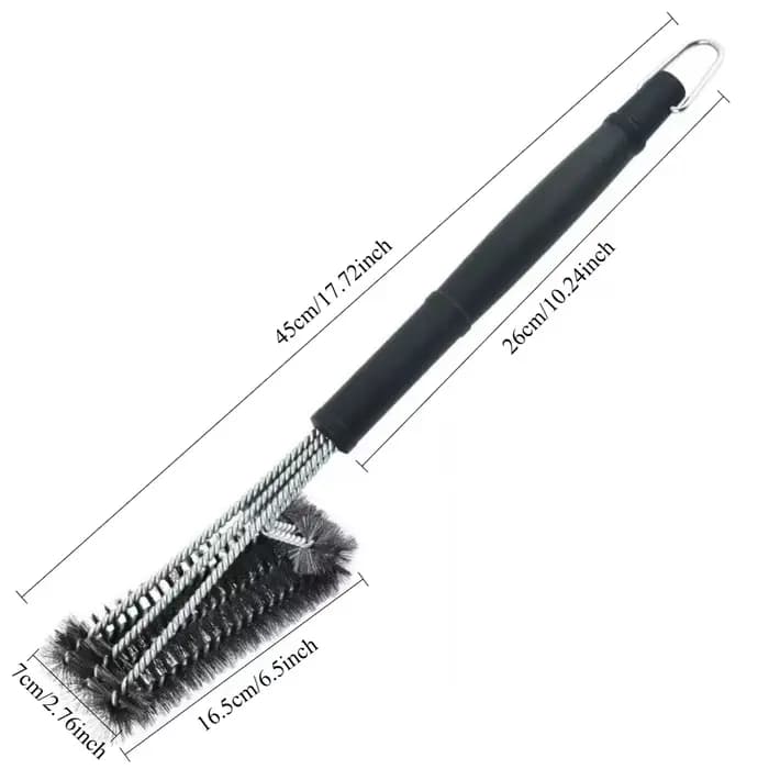 Brosse de nettoyage de Barbecue en acier inoxydable