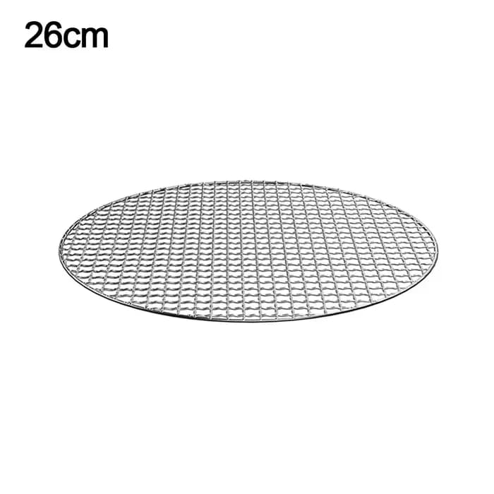 Supports de gril ronds réutilisables en acier inoxydable