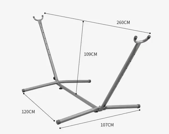 Hamac de jardin avec support pour 2 personnes