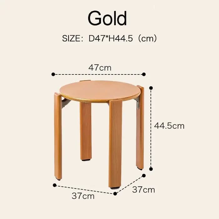 Chaise suisse empilable à dossier incurvé Vintage