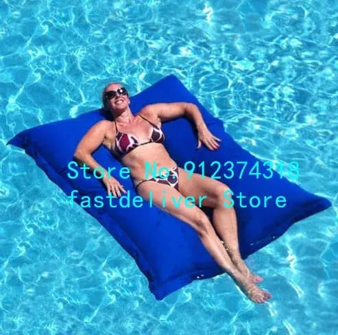 Pouf flottant surdimensionné de luxe