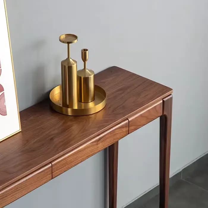 Table de Console nordique classique, moderne et minimaliste, organisateur d'exposition, tiroirs de T