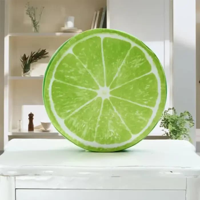 Coussin de siège rond en forme de fruit pour chaise de jardin