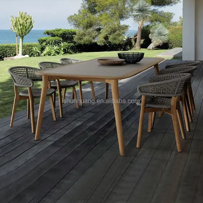 Chaises de jardin en corde imperméables