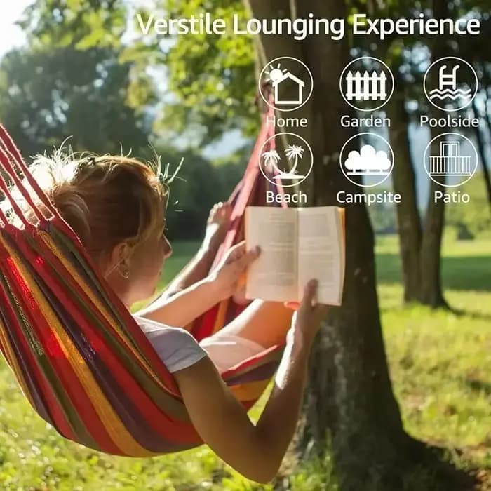 Hamac en toile de qualité supérieure pour le camping