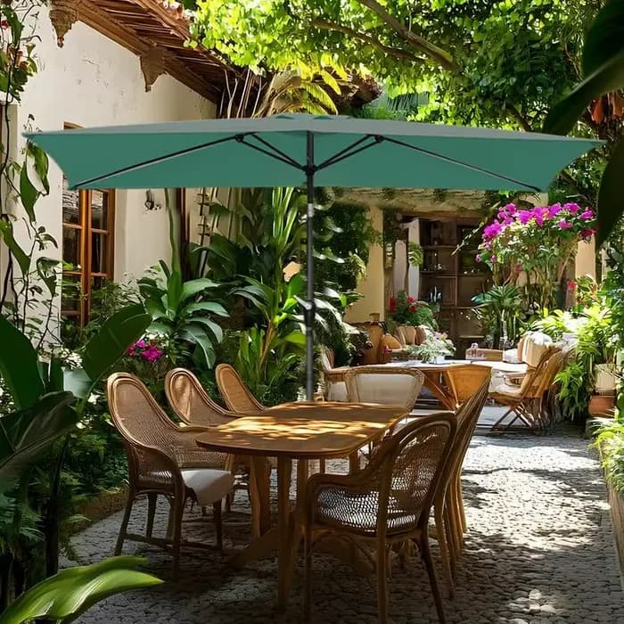 Parapluie de Patio rectangulaire 2x3 m