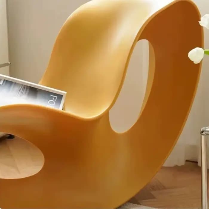 Chaise de détente moderne Design fauteuil à bascule en plastique canapé paresseux polyéthylène Voido