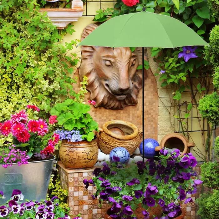 Parasol de protection pour plantes double couche