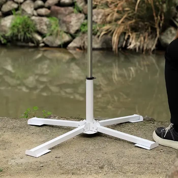 Support de base à quatre pieds pour parasol de plage extérieur