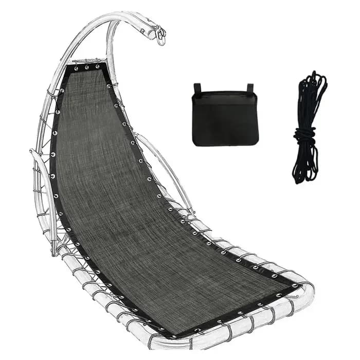 Chaise suspendue en tissu à ajustement parfait
