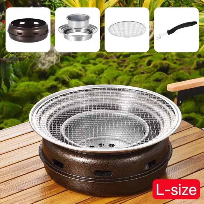 Barbecue rond de Style coréen