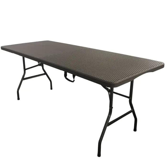 Table pliante en plastique LU de 1,8 mètre, personnalisable