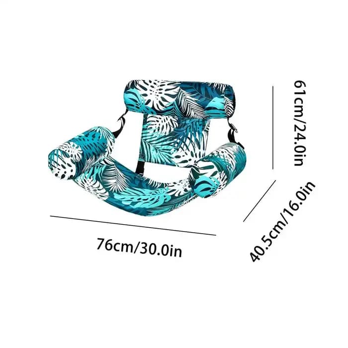 Chaise longue gonflable robuste pour piscine, transat flottant portable pour adultes, pour piscine, lac, plage, détente estivale