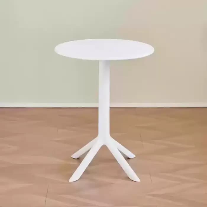 Petite Table ronde de styliste pour loisirs en plein air