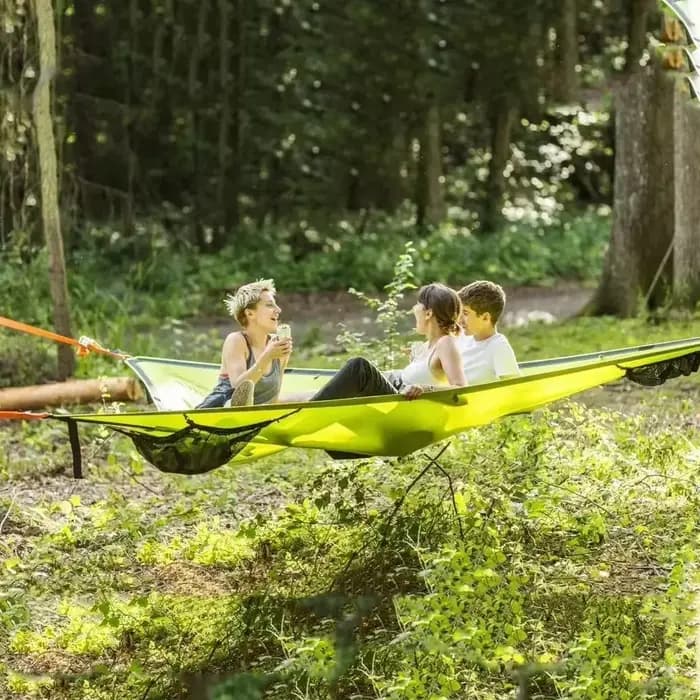 Hamac triangulaire multi-personnes pour l'extérieur