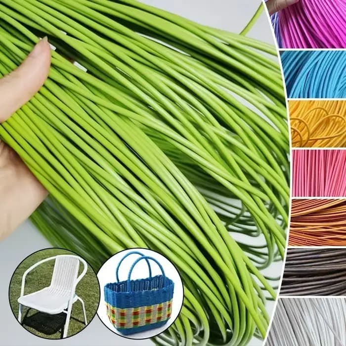2.5/3Cm 500G rond Pe rotin plastique synthétique
