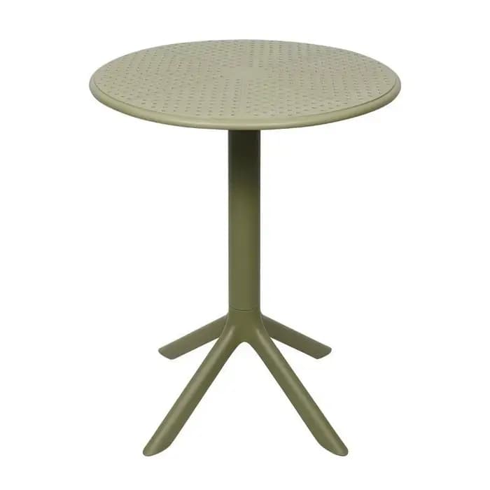 Petite Table ronde de styliste pour loisirs en plein air